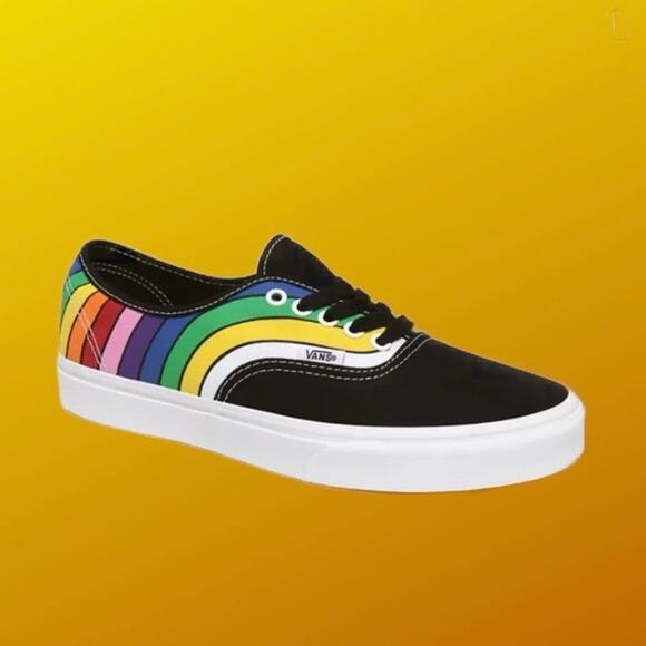 NWB Vans Refract Rainbow Sneakers Women's Size 10 - Picture 3 of 11